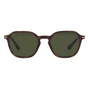 Persol 3256S Havana Brown Tortoise Frame Green Lens Sunglasses